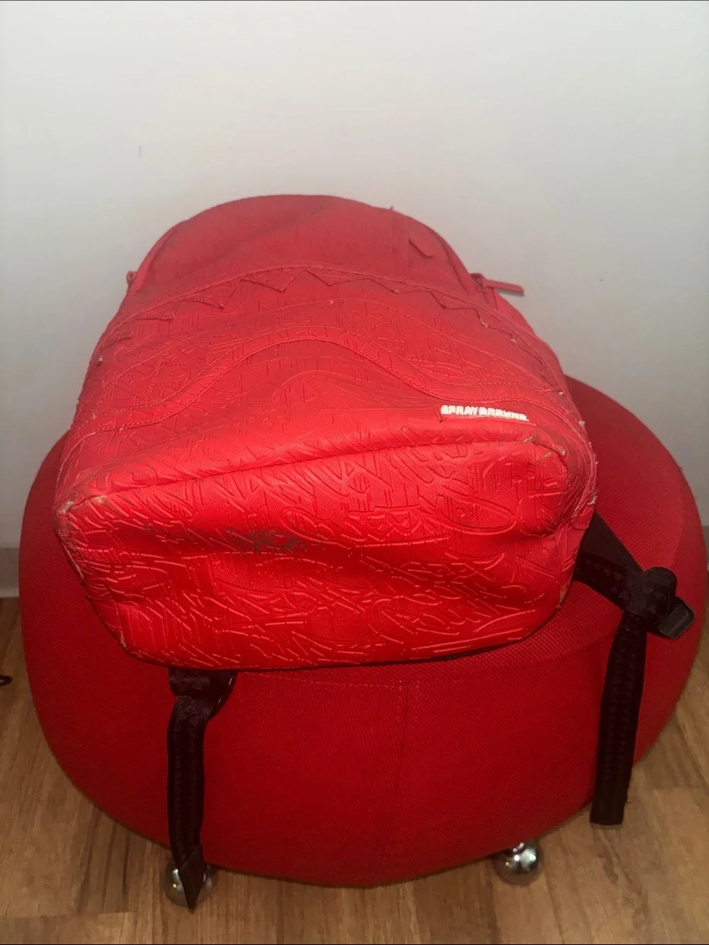 Sprayground Red Embossed Men’s Backpack